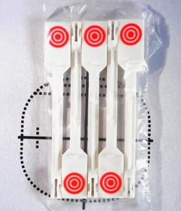 Bally EVEL KNIEVEL Pinball Machine DROP TARGET SET Original TOMBSTONE Style - Picture 1 of 5