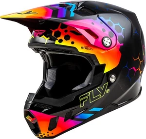 Fly Racing Formula CC Tektonic MX Offroad Helmet Black/Sunset - Picture 1 of 3