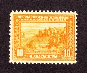 US 400 10c Panama-Pacific Mint VF OG LH SCV $120 - Picture 1 of 2