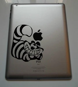 1 x Cat Sticker Vinyl Decal Pad Mac Macbook Tablet Animal Kindle Samsung Tab - Picture 1 of 2