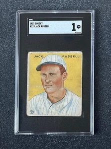 1933 Goudey - #123 Jack Russell - SGC 1 - Bild 1 von 2