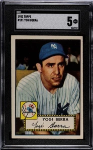 1952 Topps - Yogi Berra #191 - SGC 5 (EX) - Picture 1 of 2