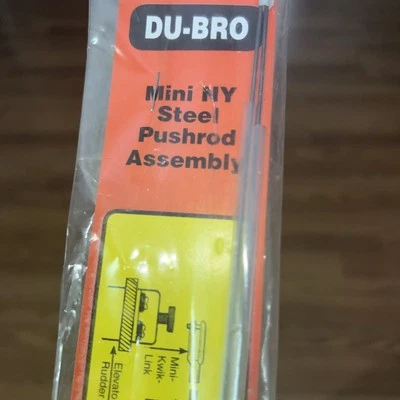 DU-BRO 113 Mini-Ny Steel Pushrod Assembly NEW NOS - Image 1 of 3