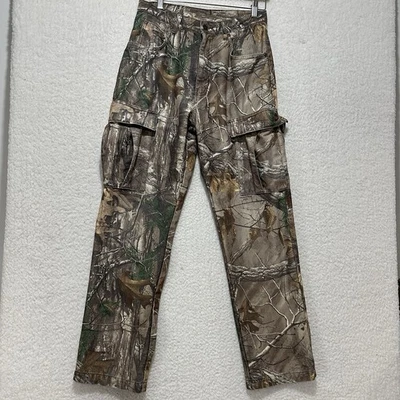Cabelas Real Tree Men’s REG Camo Hunting Cargo Outdoor Pants Size 30 - Image 1 of 4
