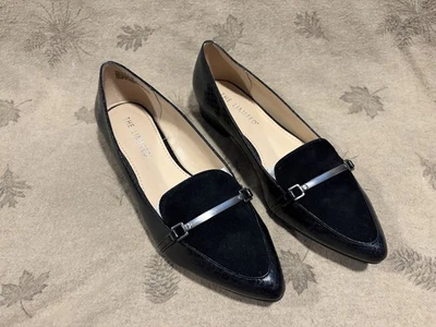 The Limited Black Dress Flats Qalita Shoes Leather and Suede Size 7.5 NIB - Image 1 of 4