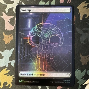 NM-Mint, English MTG Foil Swamp (0191) - Foil Marvel's Spider-Man Magic the Gath - Bild 1 von 6