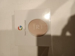 Google G4CVZ Nest Smart Programmable Wi-fi Thermostat - Sand GA02082-US *NEW* - Picture 1 of 4