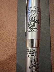 Bolígrafo de metal Walt Disney World Mickey Mouse acabado plateado - exclusivo de los parques de Disney - Imagen 1 de 6