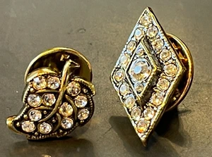 Vintage Austrian Crystal Tack Pins - Picture 1 of 13
