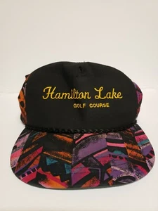 Hamilton Lake Golf Course Hat Cap Retro Vintage Adjustable Strap - Picture 1 of 8