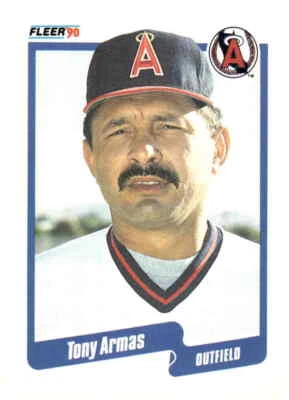 1990 Fleer #126a Tony Armas - Image 1 of 2