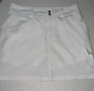 Bimini Bay Outfitters Ltd Damen weißer Skort Größe 6 Golfen Wandern Tennisrock - Bild 1 von 6
