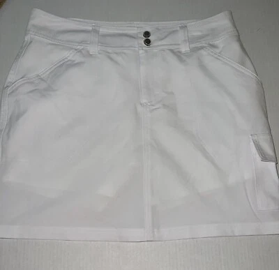 Женская белая юбка-шорты Bimini Bay Outfitters Ltd размер 6 для гольфа походов тенниса - Изображение 1 из 4