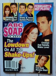 ABC Soaps In Depth Magazine Susan Lucci Vanessa Marcil Todd OLTL 2/18/03 2003 GH - Picture 1 of 14