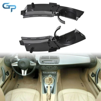 Par de portavasos salpicadero delantero izquierdo + derecho para BMW Z4 E85 E86 2003-2008 Foto 1 de 4