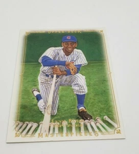 2008 UD MASTERPIECES BASEBALL ERNIE BANKS #96 CUBS  - Picture 1 of 6