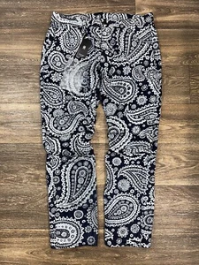 G-Star Pharrell 3D TAPERED COJ Pants Yinze Indian Paisley Print 34x30 Southpole - Picture 1 of 15