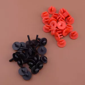 40pcs Wheel Arch Splash Guard Side Skirt Screw Grommet Trim Clips Fit For Ford - Picture 1 of 4
