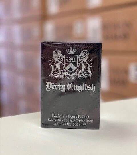 * DIRTY ENGLISH * Juicy Couture 3.4 oz edt Cologne Men * BRAND NEW SEALED BOX * - Image 1 of 1