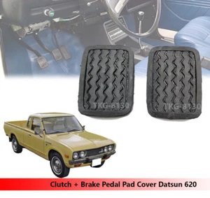 PAIRS PEDAL PAD FOR BRAKE AND CLUTCH For Datsun 620 / Datsun 720 - Picture 1 of 5