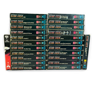 Star Trek Original & Uncut TV Series VHS Lot Episodes 2-23 + 46 & Final Frontier
