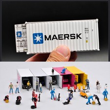 Maersk 20'GP Container Metal 1:64 Scale Sea Transport Shipping Container Model