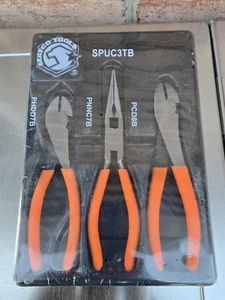 Nuevo Juego de 3 Cortadores y Alicates Nariz Aguja Matco Tools Naranja, Parte# SPUC3TB - Imagen 1 de 5