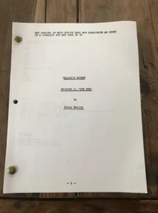 Blake's Seven TV show script Episode 5 "The Web" - Picture 1 of 3
