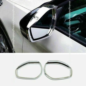 For Ford Explorer 2020-21 ABS Chrome Car Rearview Mirror Rain Eyebrow Frame Trim - Picture 1 of 7