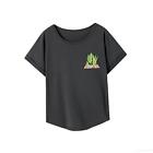 T-Shirt Da Donna Streetwear T-Shirt Classica Girocollo Per Viaggi In Campeggio,