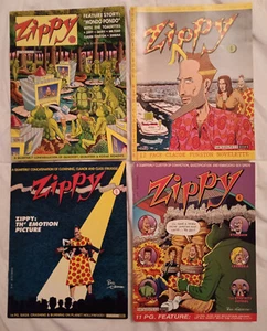 Zippy Adult Comics 1993 1994 Four Quarterly Magazines - Picture 1 of 1