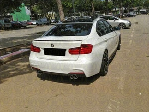 BMW F30 Kohlefaser 3er 4D Limousine Stiefel Lippe Spoiler Flügel 2012-17 UK VERKÄUFER - Bild 1 von 5