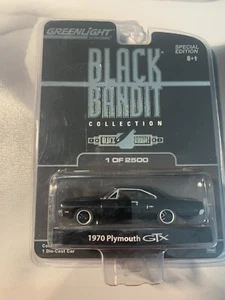 Greenlight Black Bandits 1 of 2500 Rare 1970 Plymouth GTX - Picture 1 of 1