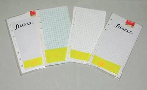 100 sheets of vintage Filofax inserts: squared/quadrille paper. Nos 28/62/130. - Picture 1 of 5