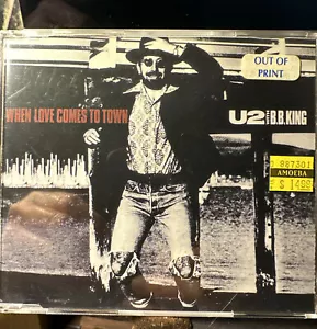 U2 With BB King When Love Comes To Town 1989 (Germany) CD 4 Track Single 622 200 - Picture 1 of 10