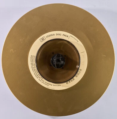 Vintage HP 13356A Hard Drive Platters Pack 14" inch 5 Platter Hard Disc Drive - Image 1 of 3