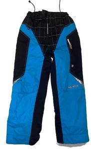 OBERMEYER Kids ski snowboard pant I-GROW waterproof kids girl boy Size 8 Blue - Picture 1 of 7