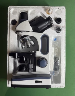 Swift SW350T 40X-2500X 放大率,Siedentopf 头,研究级 Trinocu... — 第 1/4 张图片