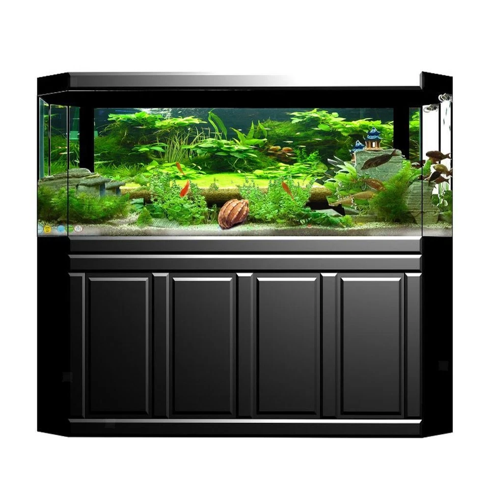 3D Meerwasser Bild Aquarium Hintergrund Poster PVC Aquarium Dekor Landschaft - Bild 1 von 1