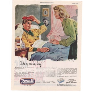Rexall Drugs & Willard Battery Magazine Advertisement 1947 Vintage Original - Picture 1 of 4
