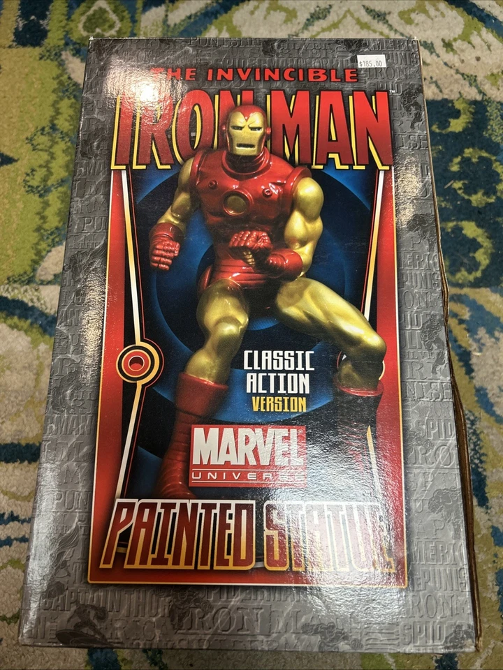 Estatua Marvel Invincible Iron Man 2008 Bowen en caja Foto 1 de 2