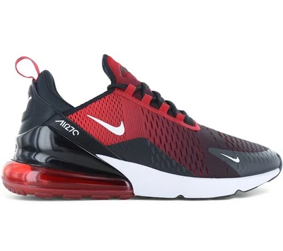 Nike Air Max 270 - Herren Sneaker Schuhe Schwarz-Rot AH8050-602 Turnschuhe NEU