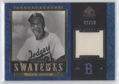 2003 SP Legendary Cuts Historic Swatches Blue /50 Walter Alston #J-WA1 HOF - Image 1 of 2