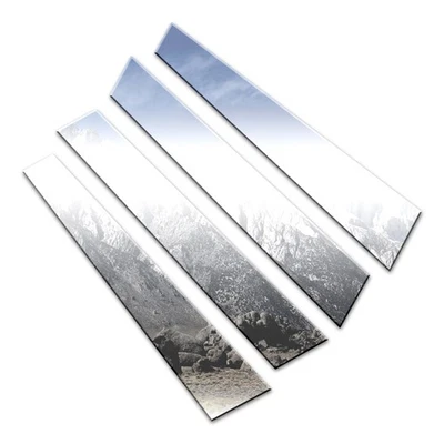 4 piezas. Borde de poste de pilar cromado FX de lujo apto para Jaguar S Type 2000-2008 Foto 1 de 4