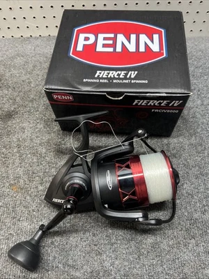 Carrete giratorio Penn Fierce IV 8000 relación 5,3:1 #FRCIV8000 (USADO UNA VEZ) Foto 1 de 4