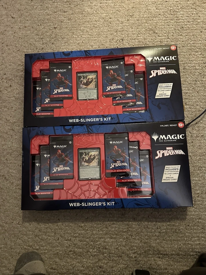 SEALED Web-Slinger’s Kit Magic The Gathering 12 play boosters 2 promos - Image 1 of 4