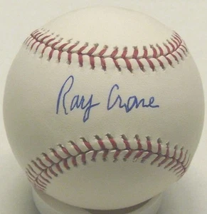 Béisbol Milwaukee Braves RAY CRONE Firmado Oficial MLB AUTOMÁTICO - 57 WS Chmp Giants - Imagen 1 de 1