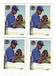 1999 Grandstand Midland Rockhounds Benito Baez 4 Card Lot