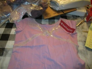 American Girl Doll Isabelle's Purple TEE for GIRLS SIZE MEDIUM 10-12 NWTS - Picture 1 of 3