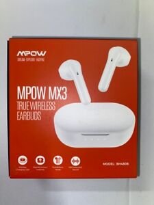 MPOW MX3 True Wireless Earbuds BH480B waterproof - White - FREE FAST SHIP